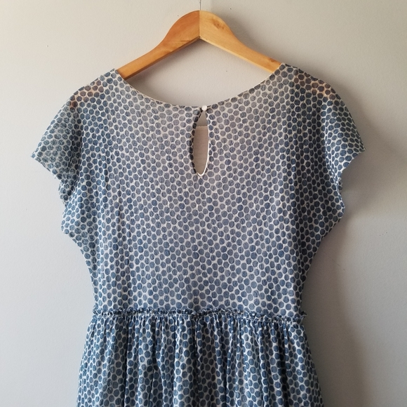 Anthropologie Weston Wear Frothed Dots Dress - Picture 11 of 11